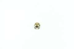 14K Yellow Gold Heart Love Symbol Round Slide CZ Charm/Pendant