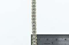 10K Yellow Gold 1.50 Ctw Diamond Vintage Classic Tennis Bracelet