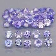 Glittering 3.81ct bright blue violet Tanzanite set