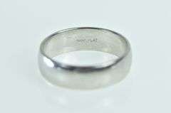 Platinum 6.0mm Classic Wedding Band Novell Ring