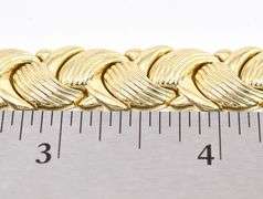 Interesting 14K Yellow Gold Fancy Link Bracelet