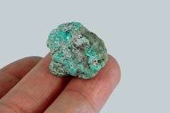 30.70ct uncut natural teal Turquoise