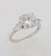 2.65CTW Certified Diamond Engagement Ring