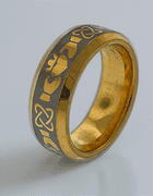 Cladaugh Design Mens Tungsten Ring