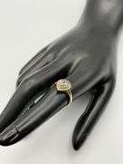 2.2g 14k Yellow Gold Diamond Ring Purple size 6.5
