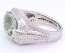 Judith Ripka quartz ring in 925 sterling silver