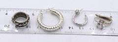 Group lot of 925 sterling silver earrings