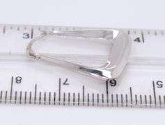 3 Pairs of 14kt white gold earrings