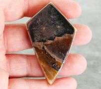 Kite cut! 201.97ct Golden Tiger Eye cabochon