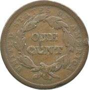 1842 Liberty Head Large Cent Cxnt Brothel Token