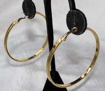 Stylish Golden Color Hoop Earrings