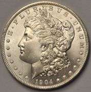 1904-O Morgan Silver Dollar Upper BU Condition