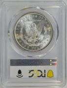 Blazing-white near Gem BU 1882-S Morgan Silver Dollar. PCGS MS64