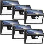 Set of 6 Ultra Bright Security Solar Motion Sensors