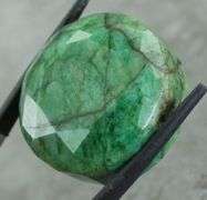 Large 128.40ct forest green Emerald
