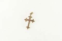 Sterling Silver Ruby Diamond Accent Cross Christian Pendant