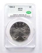 MS70 1984-S Olympic Coliseum Commemorative Dollar CAC CACG