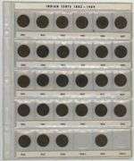 Collection of 28 different Indian Head Cents 1882 to 1909