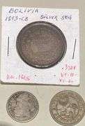 3 Bolivian Coins
