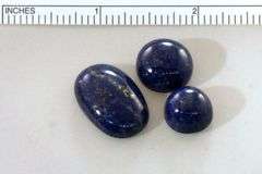 Natural Lapis Lazuli - Lot of 3
