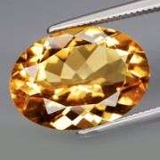 Rich 4.98ct eye clean golden Citrine