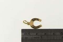 9K Yellow Gold Horse Shoe Lucky Good Luck Charm/Pendant