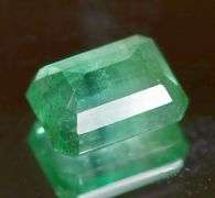 Stunning 1.06ct bright blue green Colombian emerald