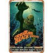 1954 Creature from The Black Lagoon Movie Metal Sign