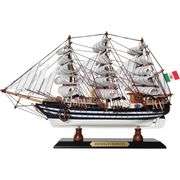 Handcrafted Amerigo Vespucci Wooden Ship