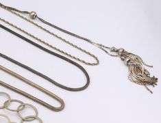 Group Lot of Vintage 925 sterling silver chains