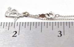 Music Note Pendant Necklace in Sterling Silver