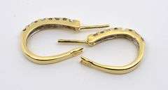 Feminine Diamond Hoop Earrings