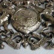 Heavy Cast Antique Royal Plaque