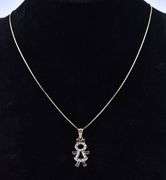 Loving 14K Yellow Gold Daughter Pendant Necklace