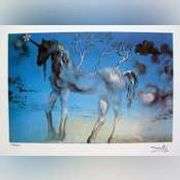 Pencil Numbered Salvador Dali, The Happy Unicorn