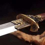 Hand-Forged Damascus Katana