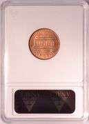 1999 Lincoln Cent Wide AM Type 2 Reverse "Proof" Hub ANACS MS63 Red