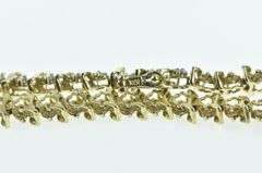 10K Yellow Gold 2.50 Ctw Classic Vintage Diamond Tennis Bracelet