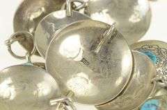 Sterling Silver Turquoise Southwestern Ornate Belt