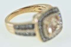 14K Rose Gold 2.14 Ctw LeVian Morganite Diamond Halo Ring