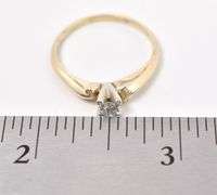 Stunning 14K Yellow Gold Diamond Ring