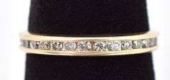 Amazing 14K Yellow Gold Diamond Band Ring