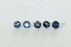 Shades of Blue Sapphire - Lot of 5