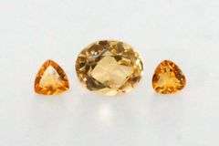 Bright, Sunny Citrine Lot of 3