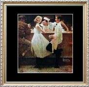 Collectible Vintage Norman Rockwell, After The Prom