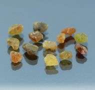Great 10.46ct uncut Imperial Tourmaline set