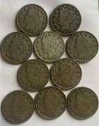 10 1883 Rackateer V Nickels