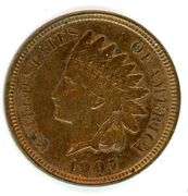 1907 Indian Head Cent in Unc