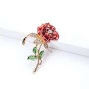 18K GOLD PLATED GERMAN SILVER BROOCH