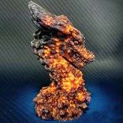 Yooperlite Dragon Skull Carved Crystal